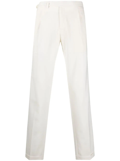 Shop Briglia 1949 Cropped Tailored Trousers In White