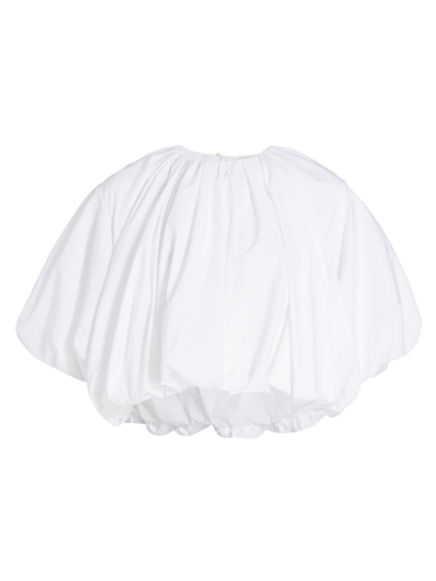 Shop Khaite Women's Alma Pleated Top In White