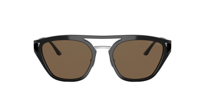 Giorgio Armani Man Sunglass Ar8158 In Dark Brown