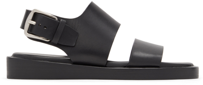 Shop Ann Demeulemeester Black Lore Sandals In 099 Black