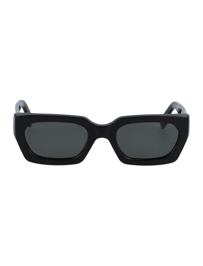 Shop Retrosuperfuture Teddy Black Sunglasses