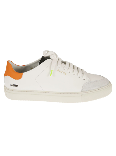 Shop Axel Arigato Clean 90 Triple Sneakers In Orange/black/neon