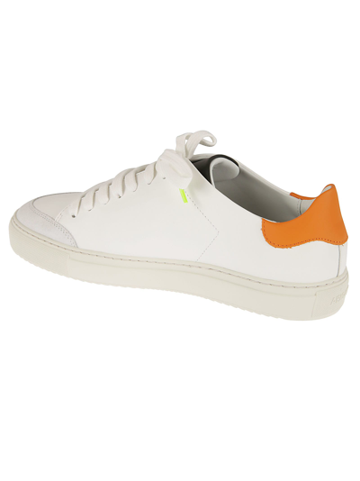 Shop Axel Arigato Clean 90 Triple Sneakers In Orange/black/neon