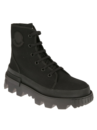 Shop Moncler Desertyx Ankle Boots In Black