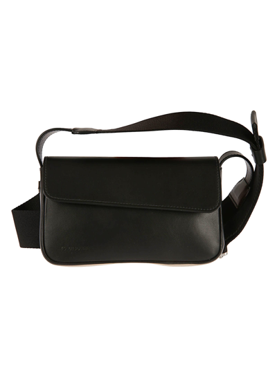 Shop Il Bisonte Baggu Shoulder Bag In Black