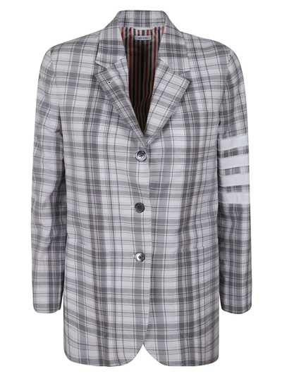 Shop Thom Browne Sack Sport Coat In Grey