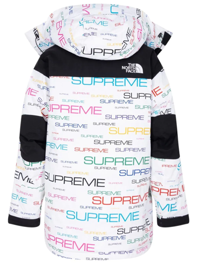Supreme X Tnf Coldworks 700-fill Down Parka In White