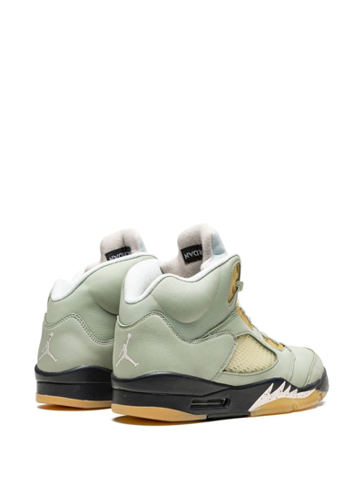 Shop Jordan Air  5 Retro "jade Horizonn" Sneakers In Neutrals