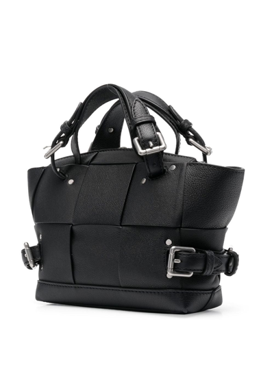 Shop Bottega Veneta Arco Tool Tote Bag In Black
