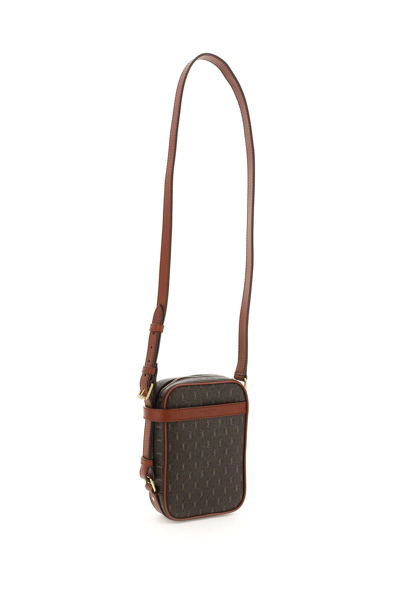 Shop Saint Laurent "le Monogramme" Crossbody Pouch In Brown