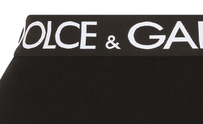 Shop Dolce & Gabbana High Waist Briefs In Black