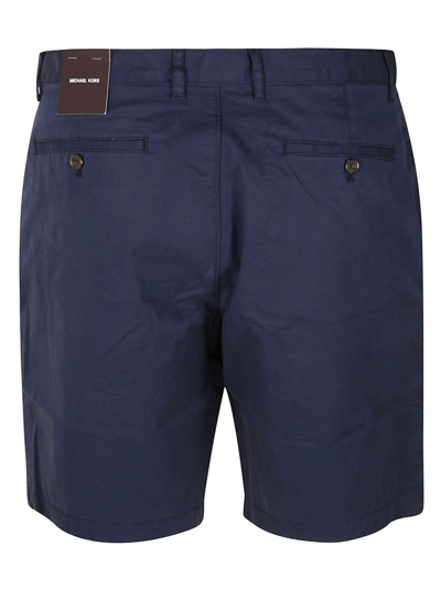 Shop Michael Kors Classic Plain Trouser Shorts In Blue