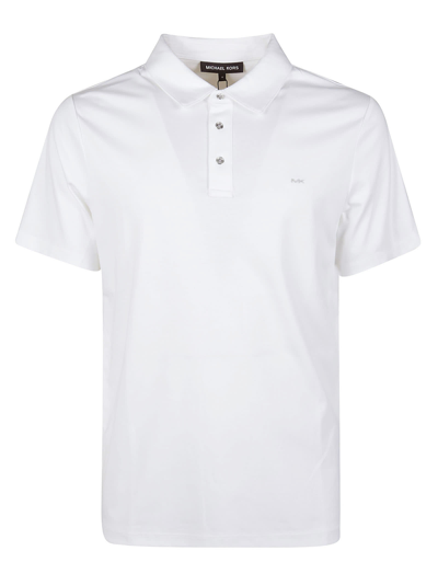 Shop Michael Kors Short-sleeve Polo Shirt In White