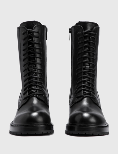 Shop Ann Demeulemeester Heike Combat Boots In Black