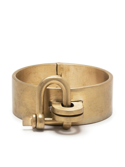Shop Parts Of Four Restraint Charm-detail Cuff In Gold