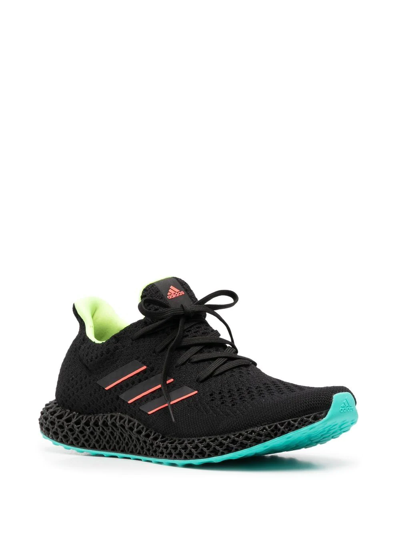 Shop Adidas Originals 4d Lace-up Sneakers In Black