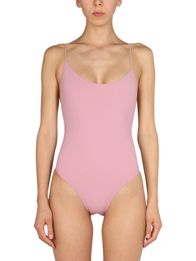 Shop Lido Cross Back One Piece Swimsuit In Pink