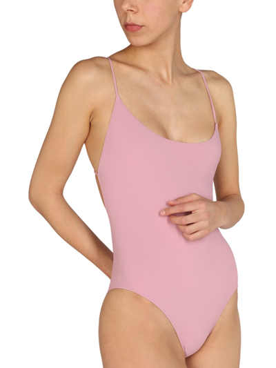 Shop Lido Cross Back One Piece Swimsuit In Pink