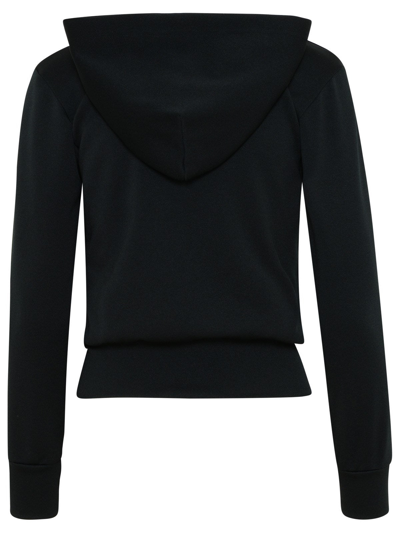 Shop Comme Des Garçons Play Black Polyester Sweatshirt