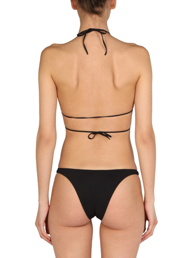 Shop Lido Nylon Bikni Swimsuit In Black