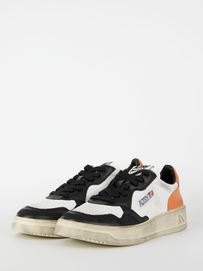 Shop Autry Super Vintage Sneakers In White