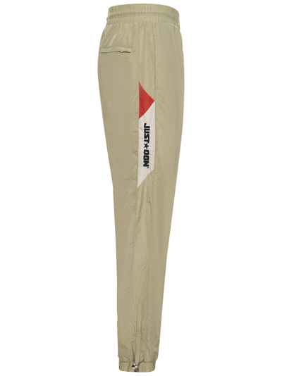 Shop Just Don Trousers In Beige