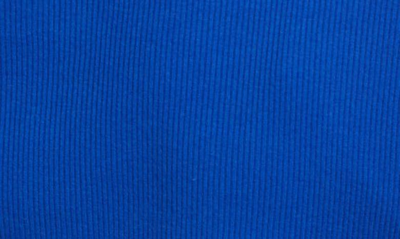 Shop 1.state Puff Sleeve Rib Knit T-shirt In Cobalt Sea