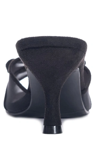 Cl By Laundry Jump Up Bow Slide Sandal In Black