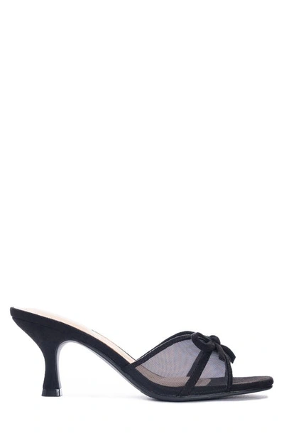 Shop Cl By Laundry Jump Up Bow Slide Sandal In Black