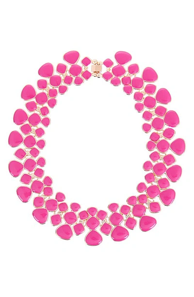 Eye Candy Los Angeles Cindy Pink Collar Necklace In Pink
