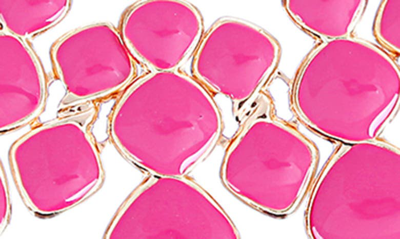 Eye Candy Los Angeles Cindy Pink Collar Necklace In Pink