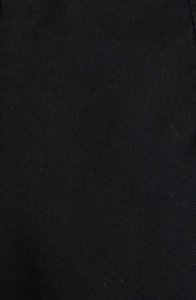 Shop Derek Lam 10 Crosby Montery Belted Cotton Blend Shorts In Black