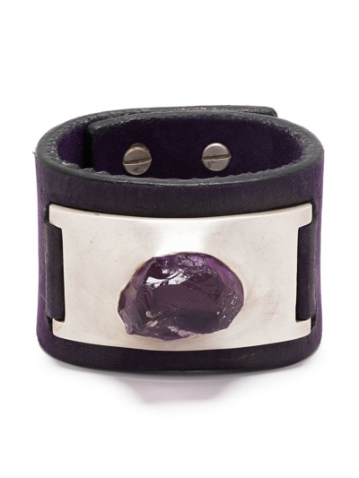 Shop Parts Of Four Amulet Amethyst Cuff Bracelet In Violett