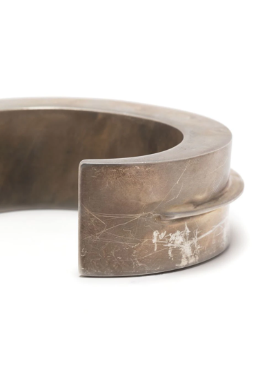 Shop Parts Of Four Crescent Folded Brass Bracelet In Silber