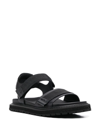 Premiata Touch-strap Design Sandals In Schwarz
