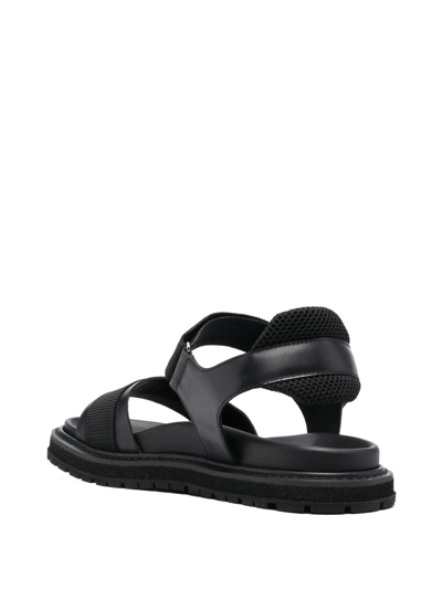 Premiata Touch-strap Design Sandals In Schwarz