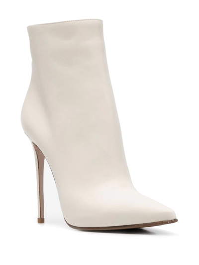 Le Silla Eva Pointed-toe Ankle Boots In Nude