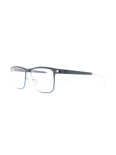 Shop Mykita Armin Square-frame Glasses In Blue