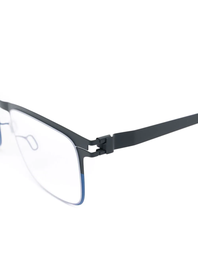 Shop Mykita Armin Square-frame Glasses In Blue