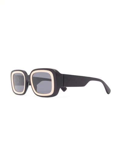 Shop Mykita Studio 13.1 Square-frame Sunglasses In Black