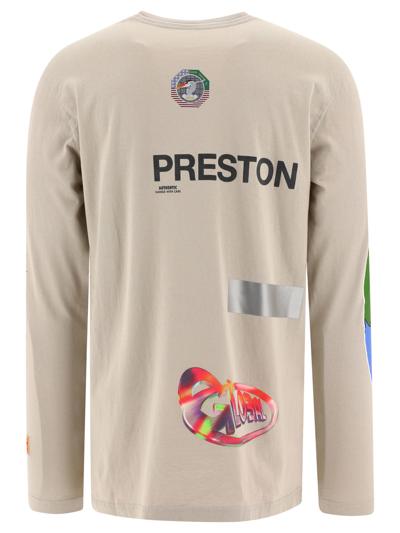 Shop Heron Preston "os Global Collage" T-shirt In Beige