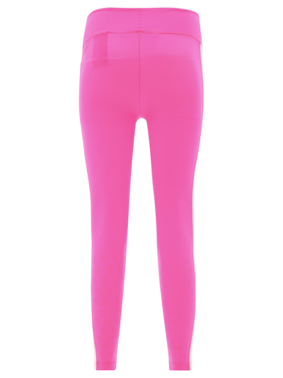 Shop Palm Angels "track" Leggings In Fuchsia