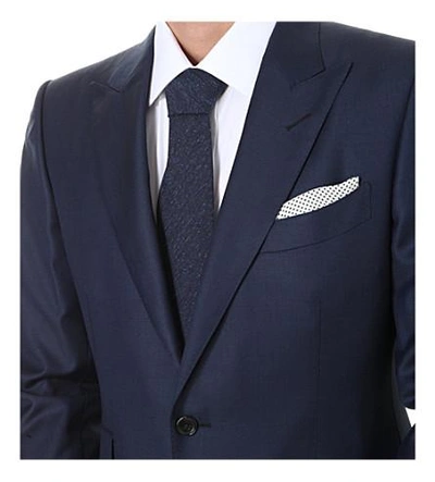 Shop Tom Ford Two-piece Wool Suit In Blue