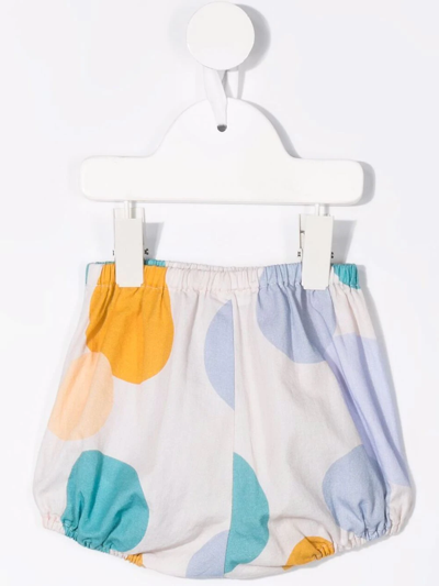 Shop Knot Elsa Big Dots-print Shorts In Neutrals