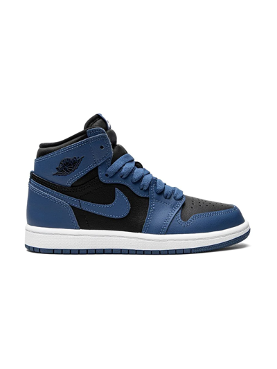 Shop Jordan Air  1 Retro High Og "dark Marina Blue" Sneakers In Black