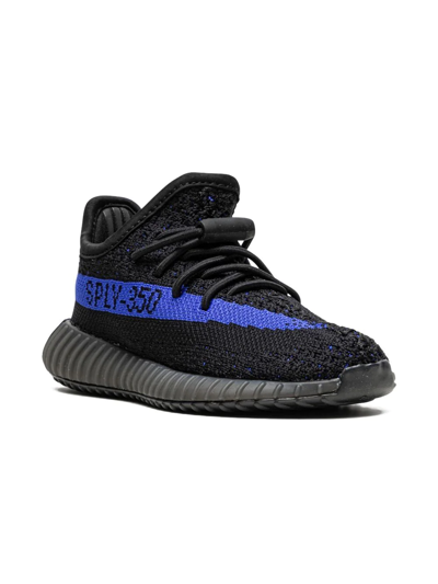 Shop Adidas Originals Yeezy Boost 350 V2 Infant "dazzling Blue" Sneakers In Black