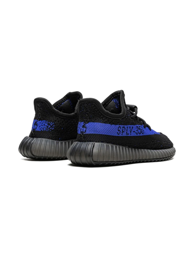 Shop Adidas Originals Yeezy Boost 350 V2 Infant "dazzling Blue" Sneakers In Black