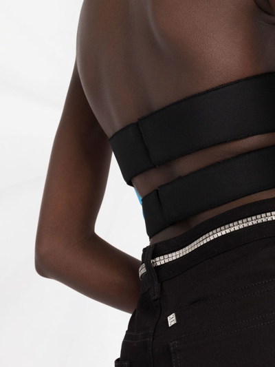 Givenchy Cut-out Bustier Top In Black