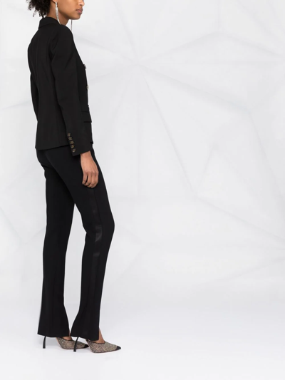 Shop Alexandre Vauthier Double-breasted Blazer In Black