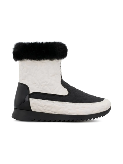 Shop Giuseppe Zanotti Sammy Jr. Snow Boots In White